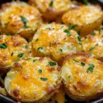 Air Fryer Cheesy Potatoes