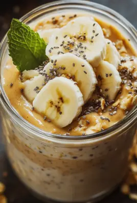 Bananen-Erdnussbutter Overnight Oats