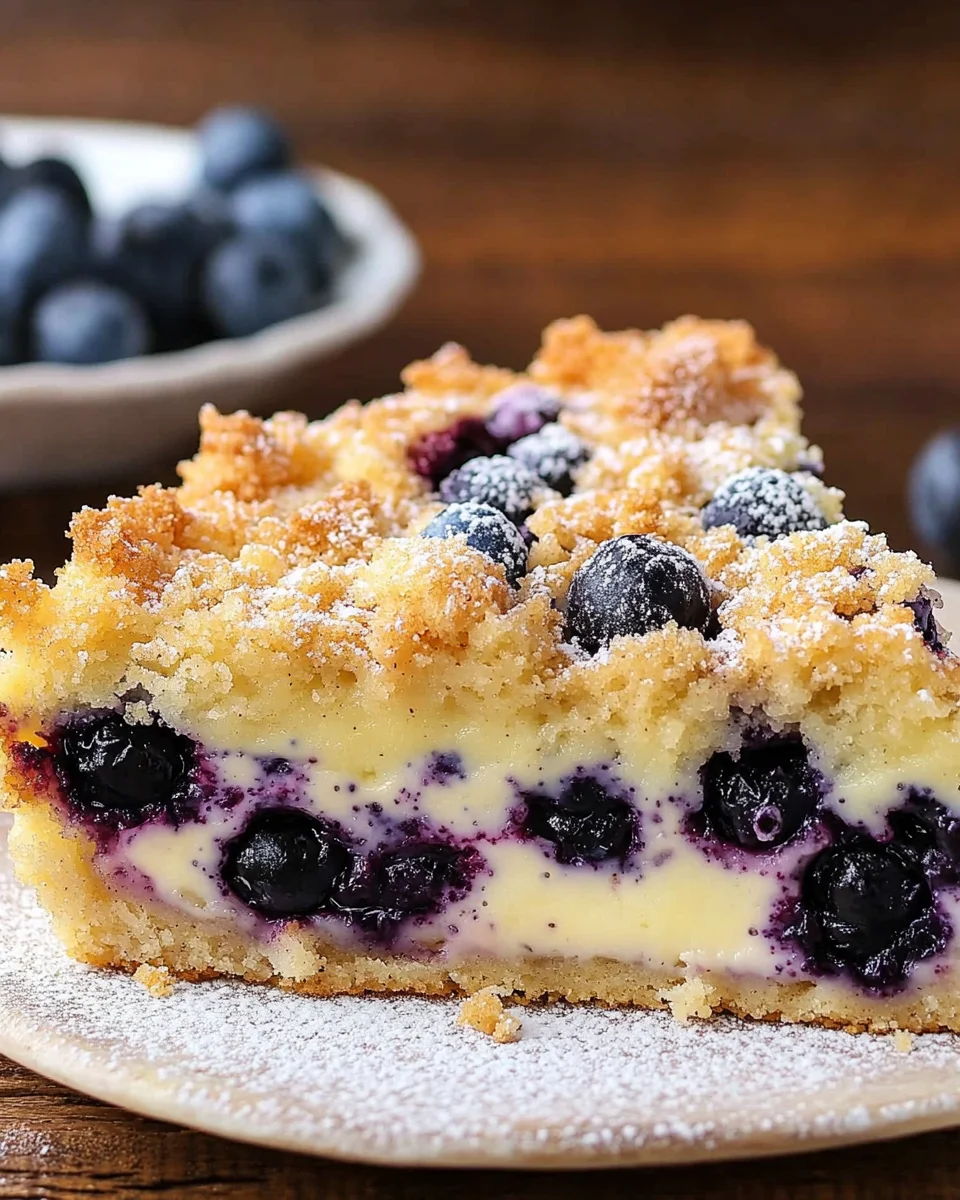 Blaubeerkuchen