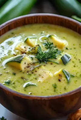 Cremige Zucchinisuppe