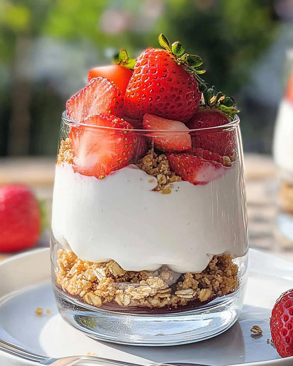 Erdbeer-Dessert im Glas mit Joghurt 17 Erdbeer-Dessert im Glas mit Joghurt
