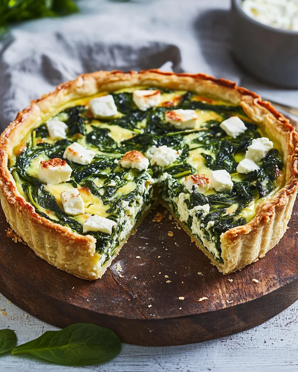 Herzhafte Quiche mit Spinat und Feta 24 Herzhafte Quiche mit Spinat und Feta