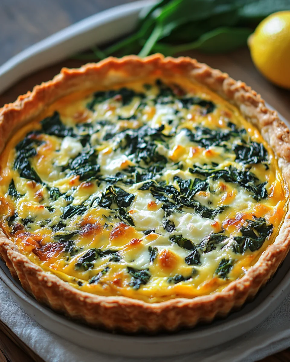 Hüttenkäse und Spinat Krustenlose Quiche 21 Hüttenkäse und Spinat Krustenlose Quiche
