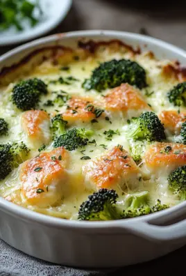Lachs-Brokkoli-Gratin