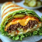 Low Carb Big Mac Rolle