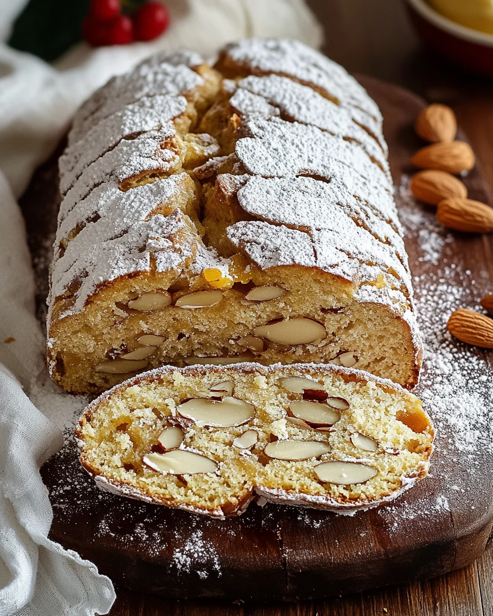 Mandel-Marzipan-Stollen 26 Mandel-Marzipan-Stollen