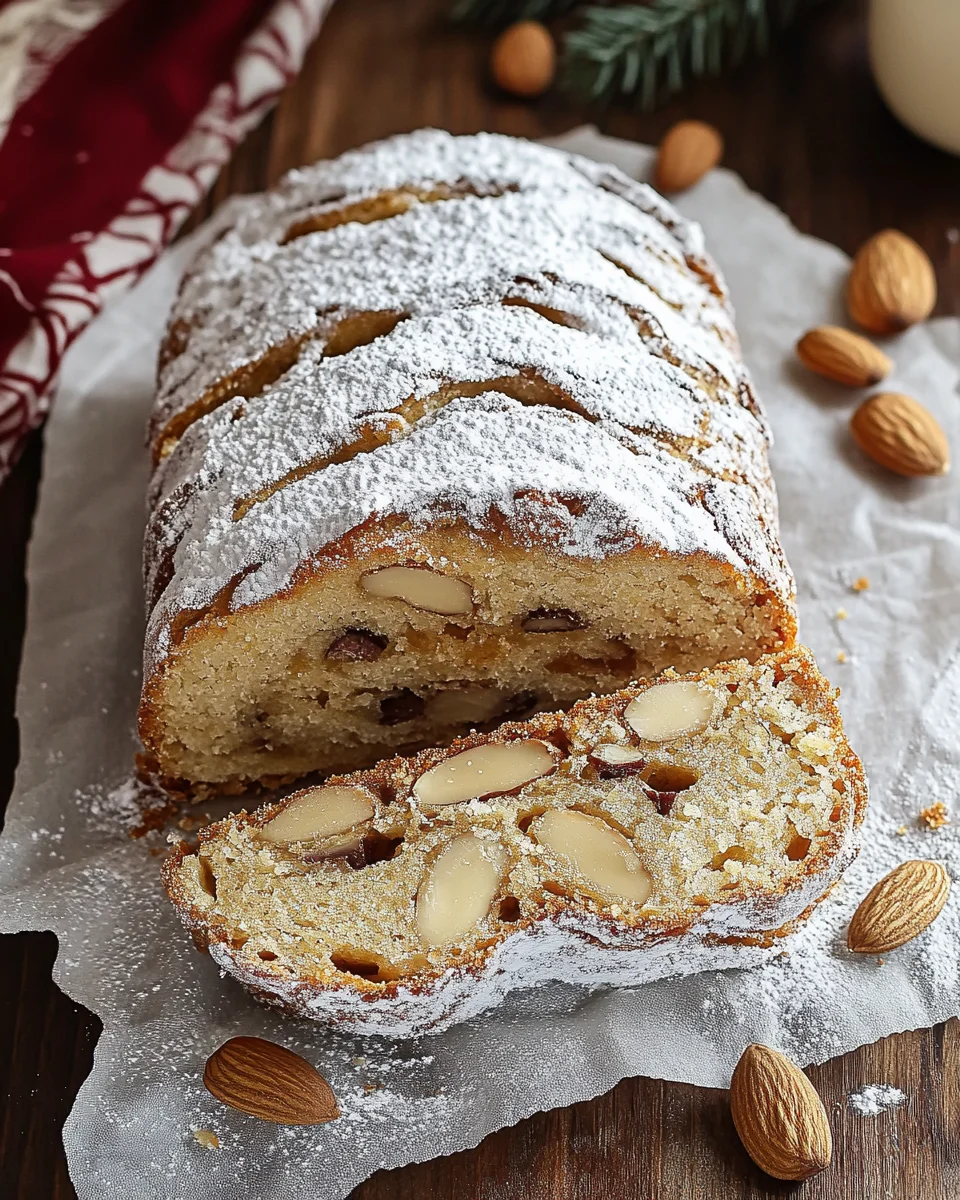 Mandel-Marzipan-Stollen 28 Mandel-Marzipan-Stollen