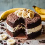 Maulwurfkuchen mit Banane