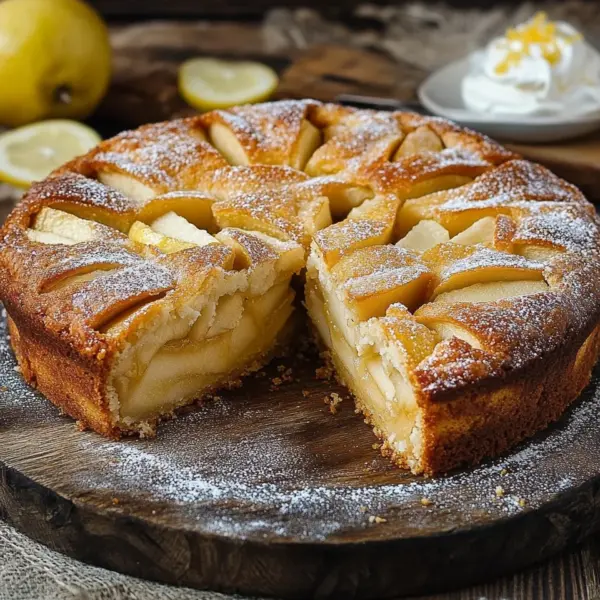 Omas versunkener Apfelkuchen