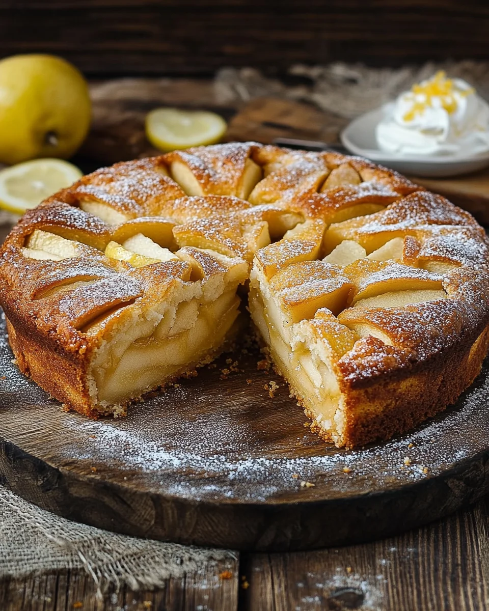 Omas versunkener Apfelkuchen
