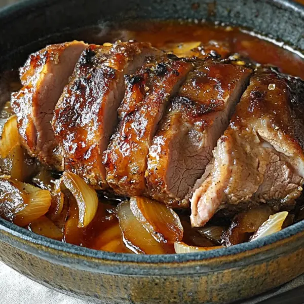 Räuberbraten Rezept, schmort im Ofen einfach vor sich hin!