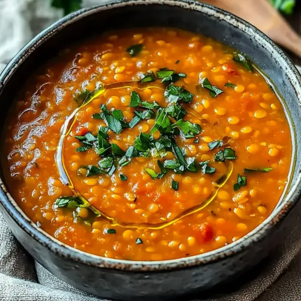Rezept für Rote Linsensuppe