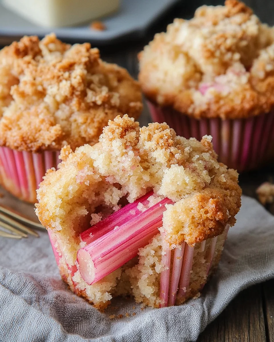 Rhabarber-Muffins