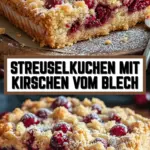 Streuselkuchen mit Kirschen vom Blech 26 Pinterest Hidden Image