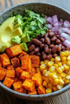 Süßkartoffel Burrito Bowl