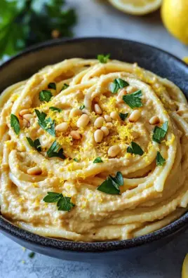 Zitronige Hummus-Pasta