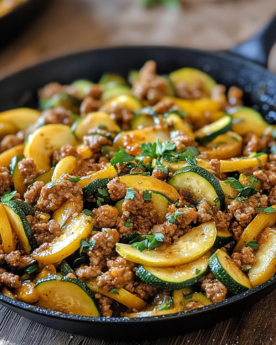 Zucchini-Hack-Pfanne 20 Zucchini-Hack-Pfanne