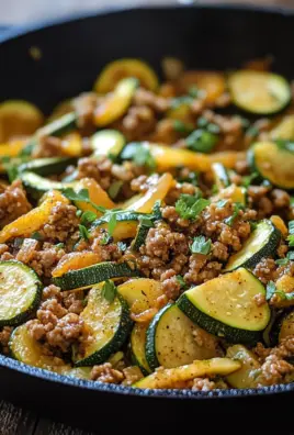 Zucchini-Hack-Pfanne