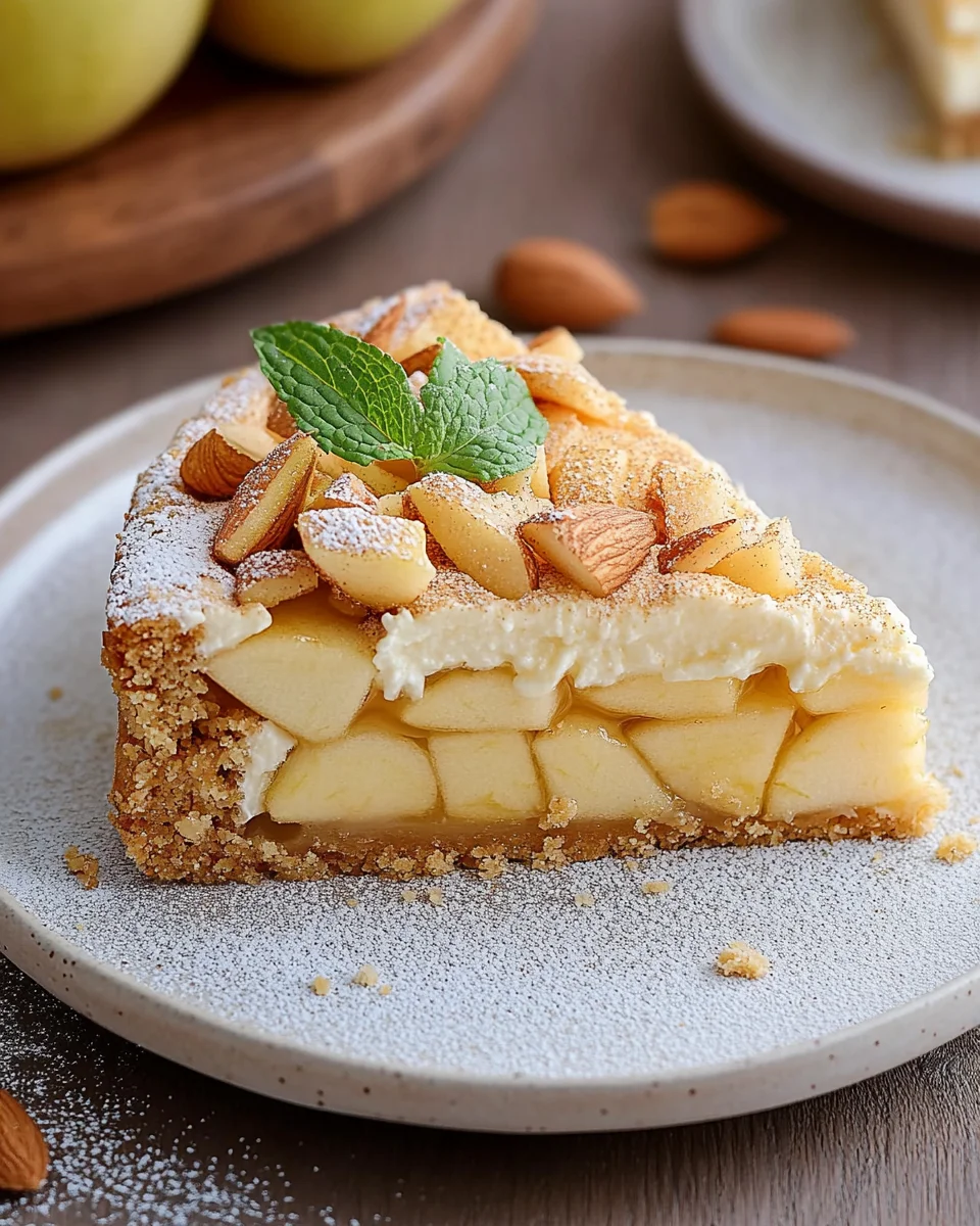 Homepage 13 Apfel-Mascarpone-Torte mit Mandelboden