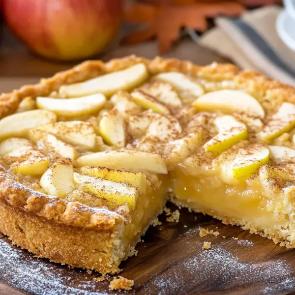Apfelkuchen mit Apfelmus