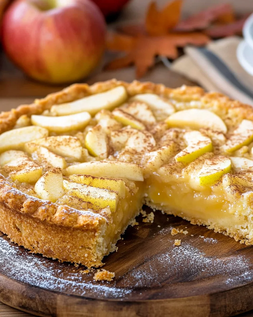 Apfelkuchen mit Apfelmus