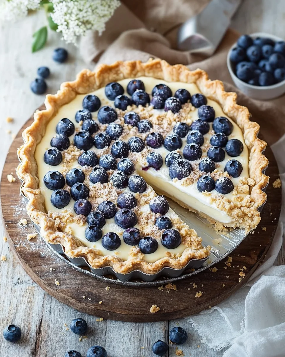 Blaubeer-Tarte mit Vanille-Schmand und Streuseln 21 Blaubeer-Tarte