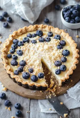 Blaubeer-Tarte mit Vanille-Schmand und Streuseln 22 Blaubeer-Tarte mit Vanille-Schmand und Streuseln