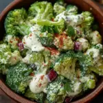 Brokkoli-Salat mit cremiger Sauce