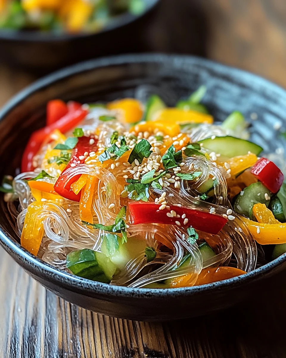 Bunter Glasnudelsalat