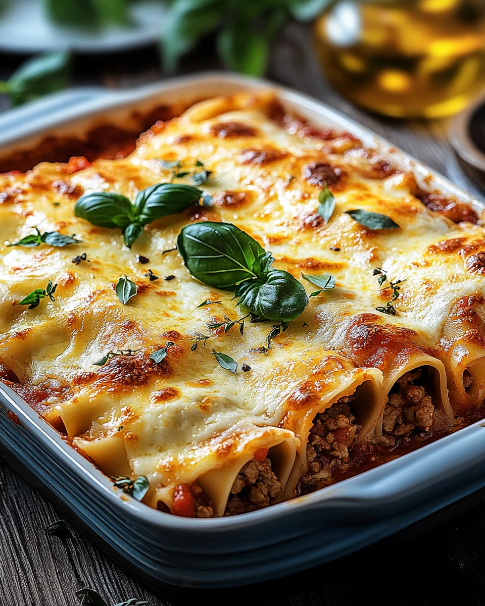 Homepage 8 Cannelloni mit Hackfleisch