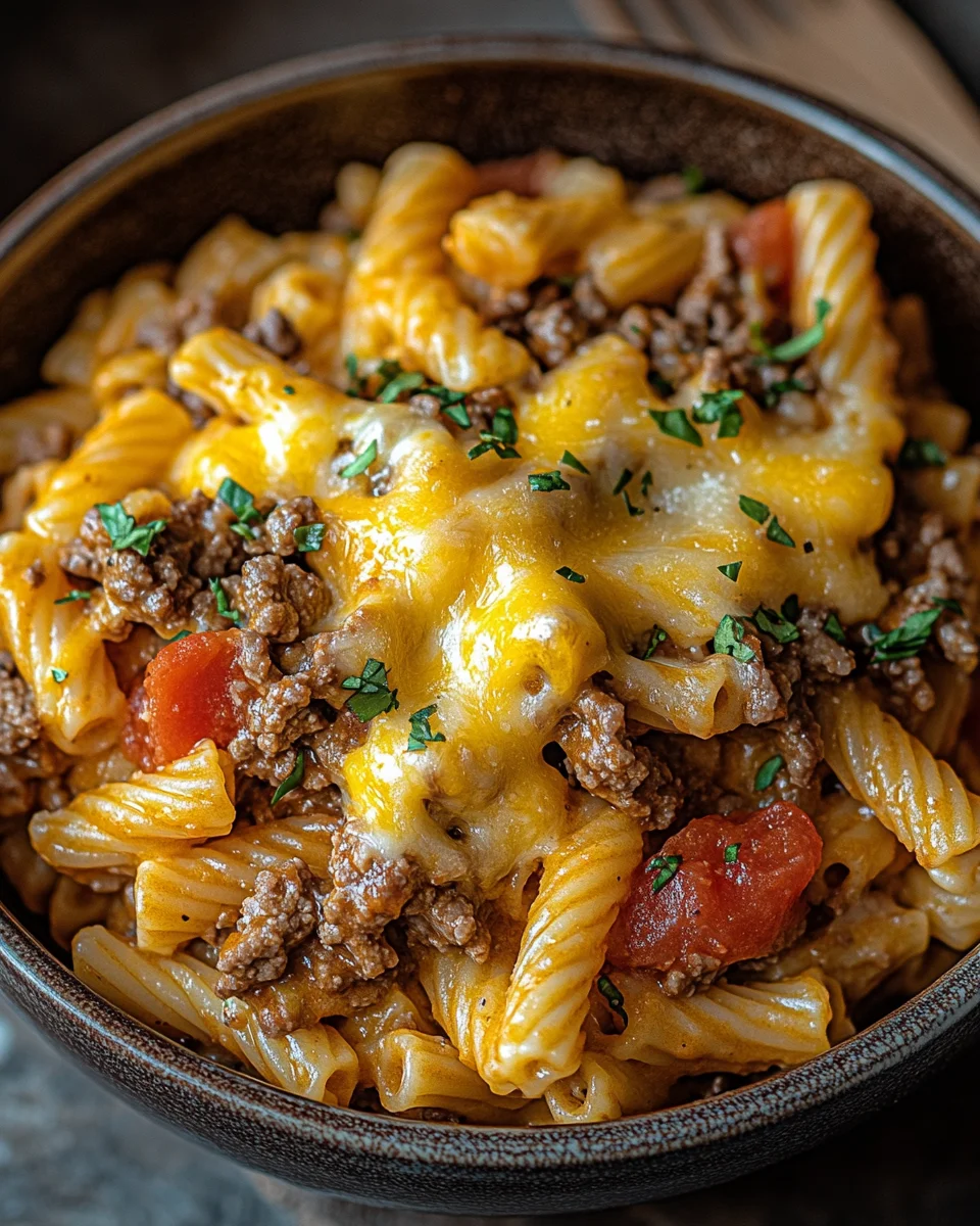 Cheeseburger-Pasta 17 Cheeseburger-Pasta