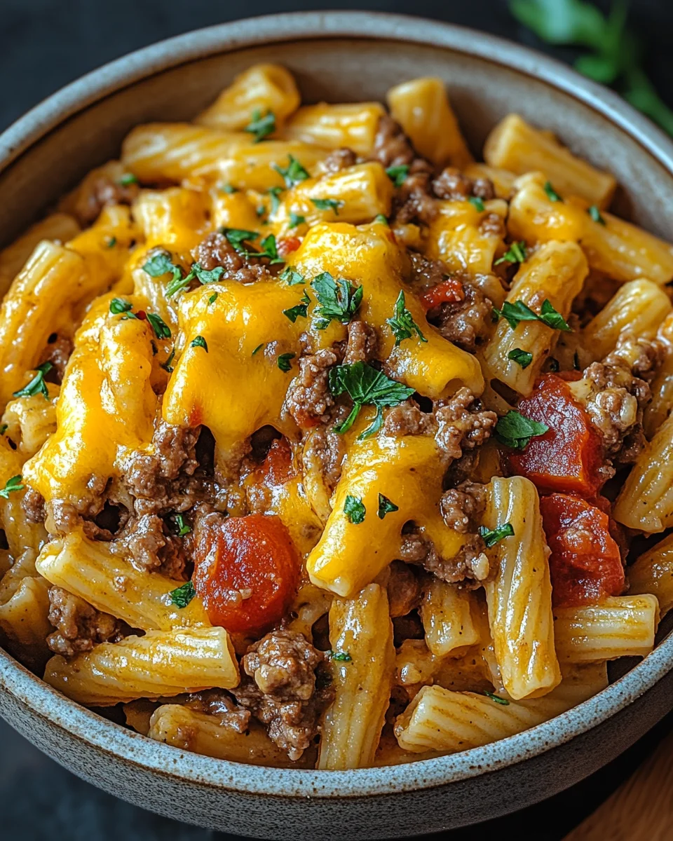 Cheeseburger-Pasta 19 Cheeseburger-Pasta