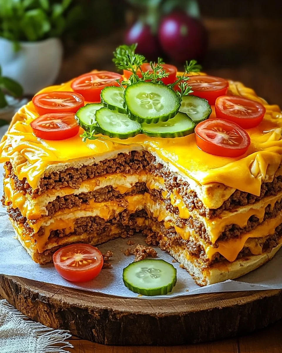 Cheeseburger-Torte 25 Cheeseburger-Torte
