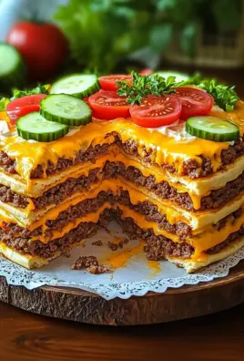 Cheeseburger-Torte