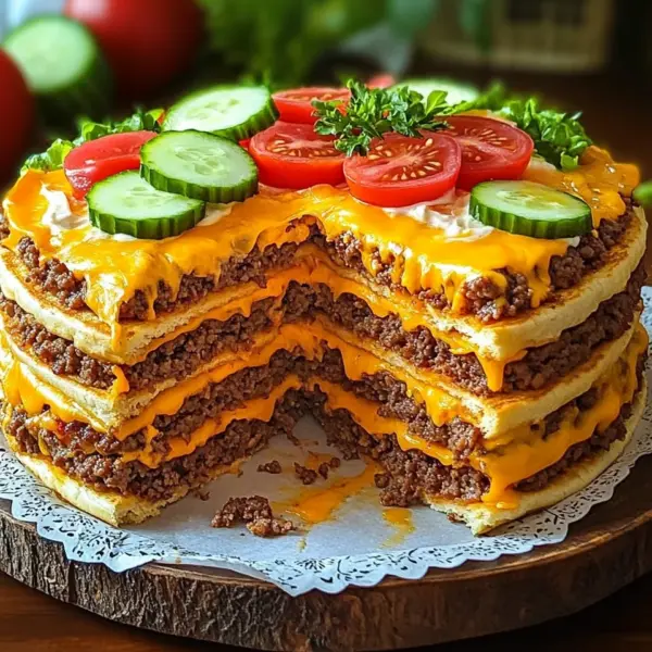 Cheeseburger-Torte