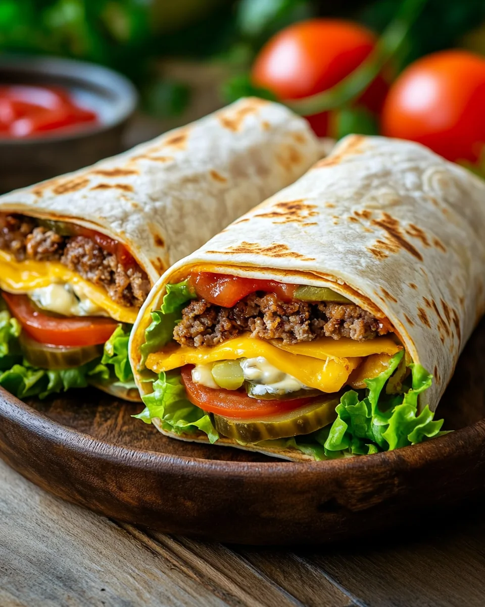 Cheeseburger-Wraps 22 Cheeseburger-Wraps