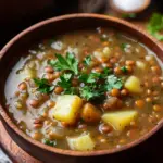 Einfache klassische Linsensuppe
