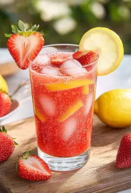 Erdbeer-Zitronen-Limonade selber machen ohne Zucker