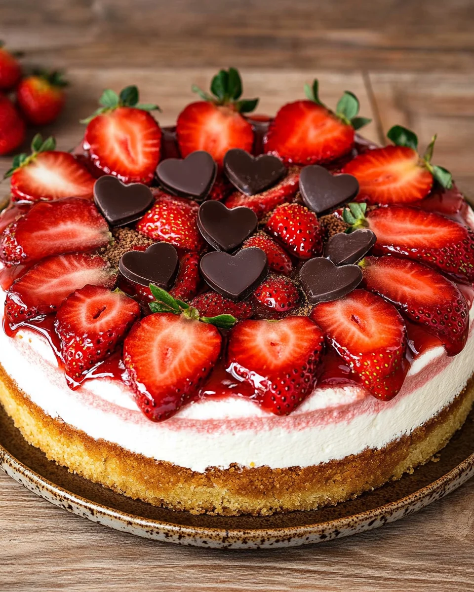 Erdbeertorte mit Joghurtcreme