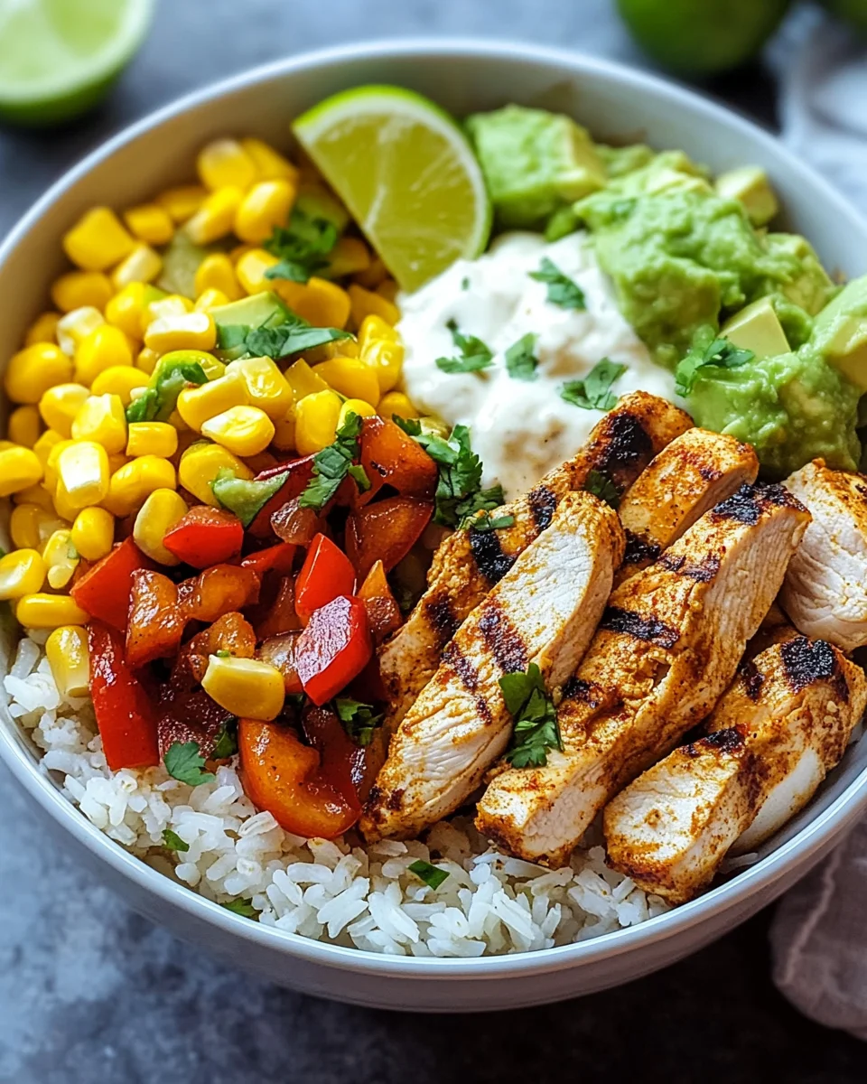 Fajita-Huhn-Burrito-Schüssel 23 Fajita-Huhn-Burrito-Schüssel