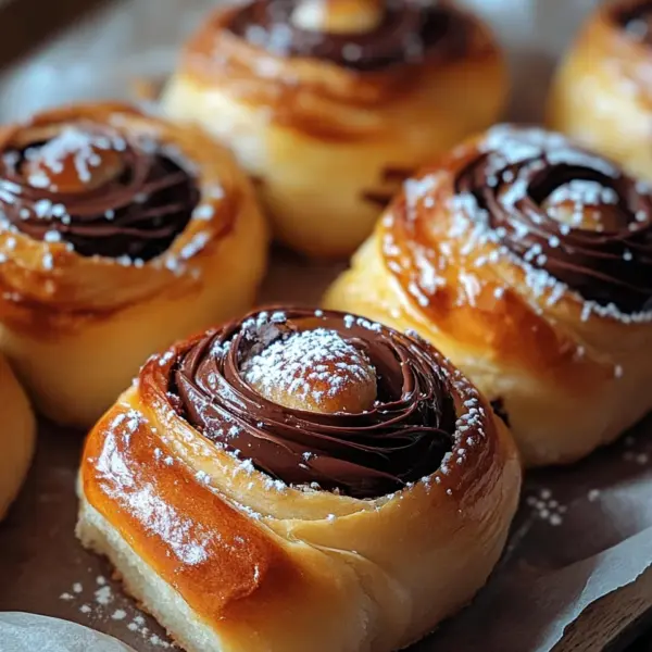 Fluffige Schokobrötchen
