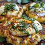 Gebackene Mozzarella-Blumenkohlsteaks