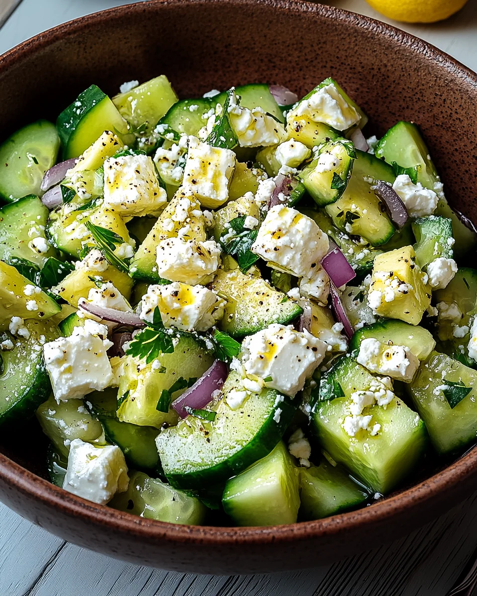 Gurken-Avocado-Salat mit Feta 21 Gurken-Avocado-Salat