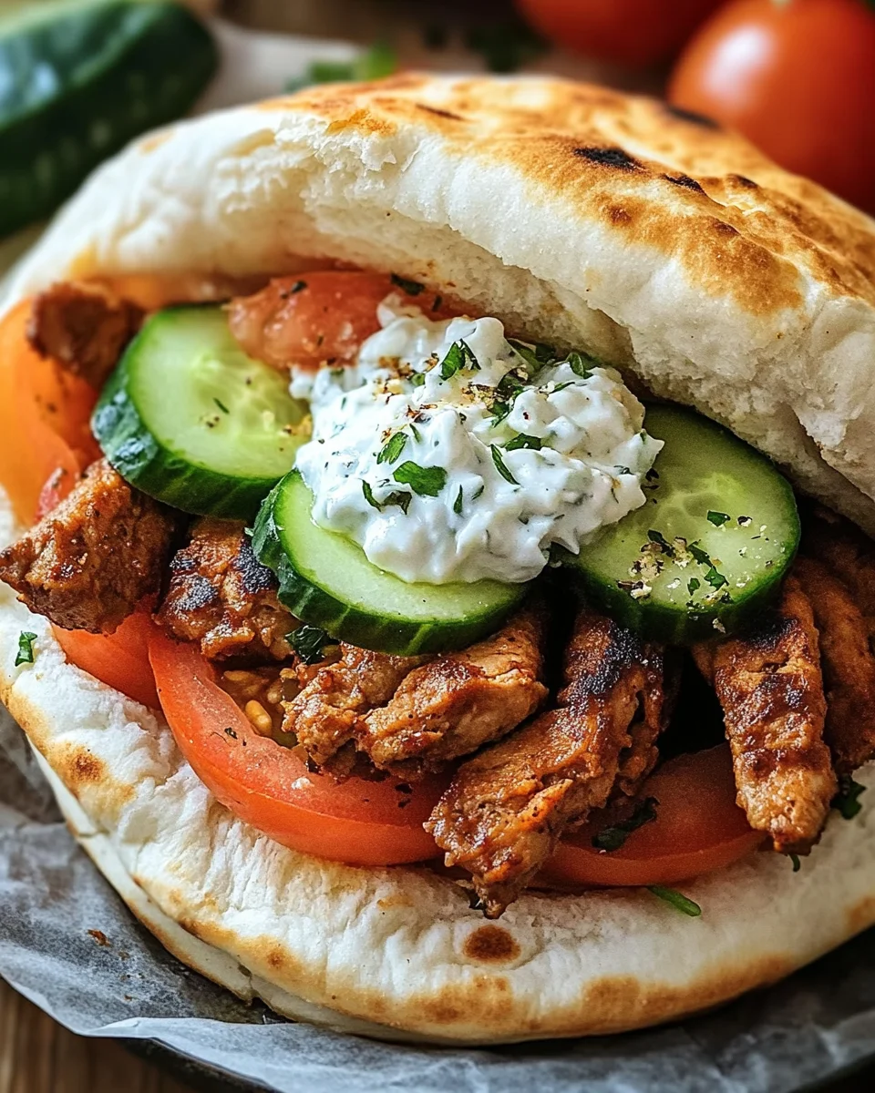 Gyros Pita einfach 17 Gyros