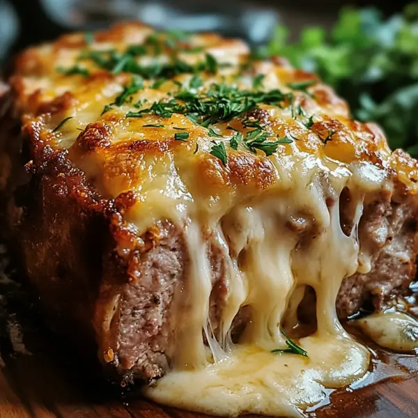 Hähnchen-Cordon-Bleu-Hackbraten