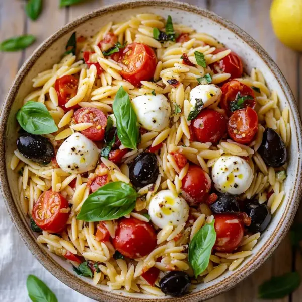 italienischer Orzo-Nudelsalat