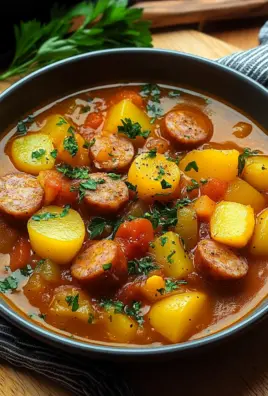 Kartoffelgulasch mit Würstchen 20 Kartoffelgulasch mit Würstchen