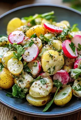 Kartoffelsalat mit Radieschen