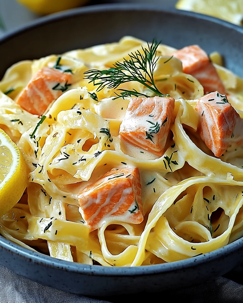 Lachs-Tagliatelle