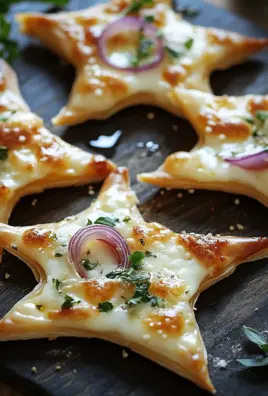 Mini-Flammkuchen-Sterne